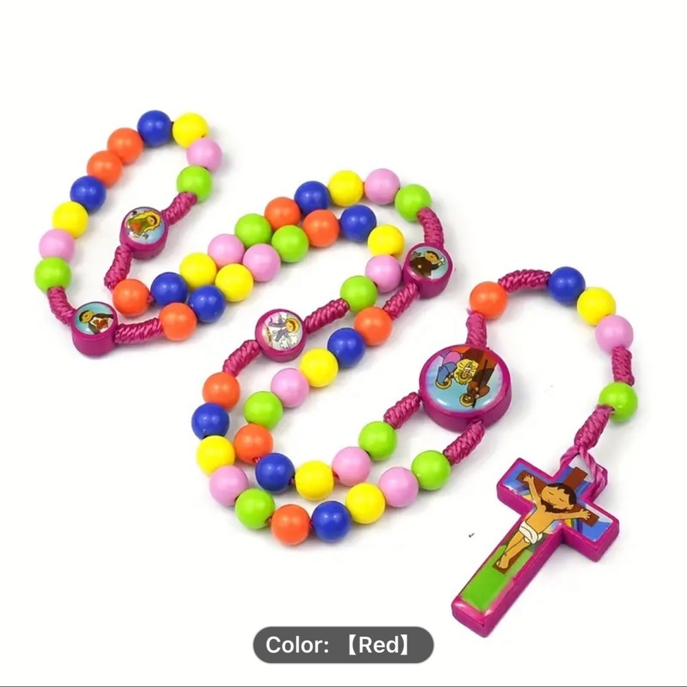 Colorful Kids Beaded Necklace